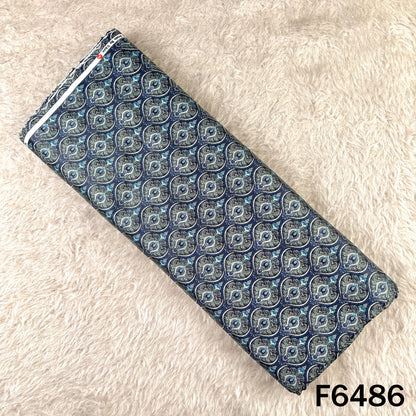 Digital Print Glace Cotton Fabric - F6486