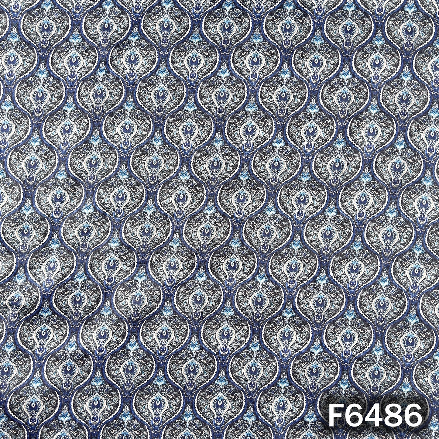 Digital Print Glace Cotton Fabric - F6486