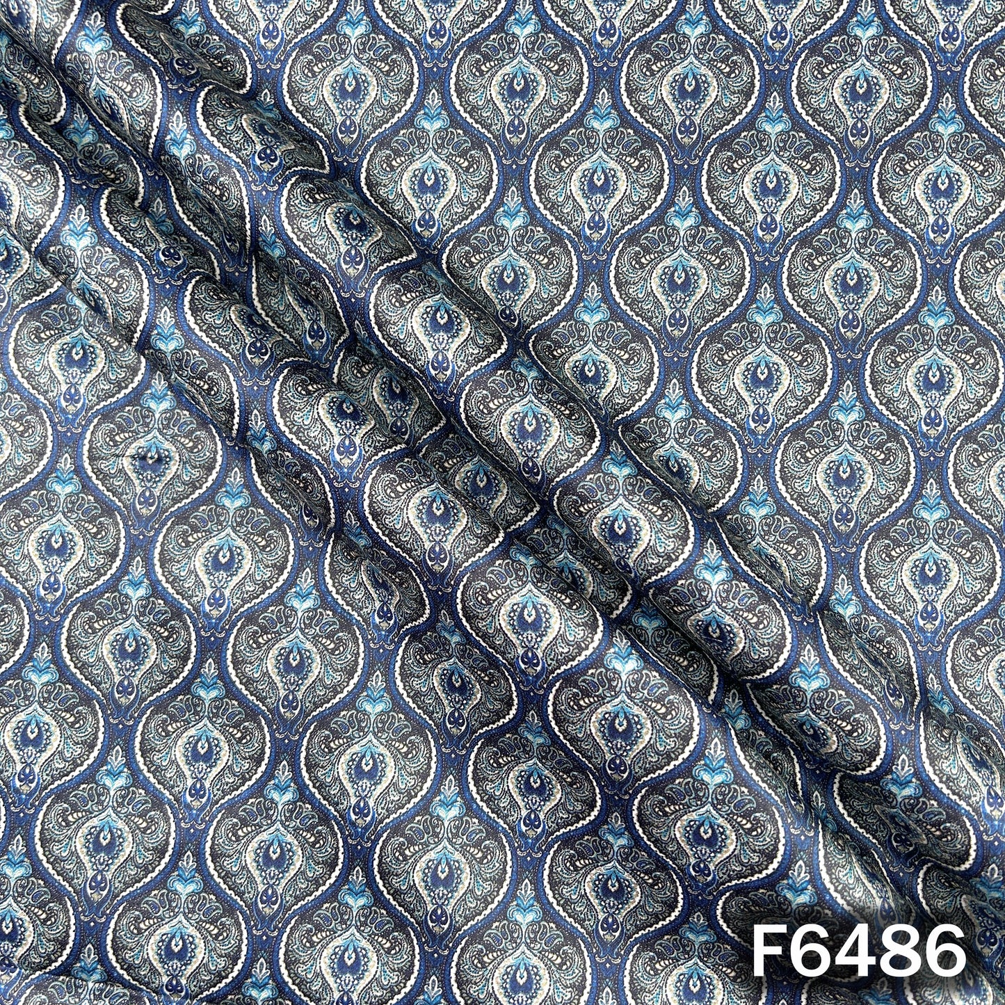 Digital Print Glace Cotton Fabric - F6486