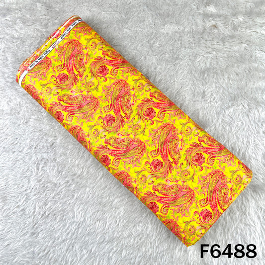 Digital Print Glace Cotton Fabric - F6488