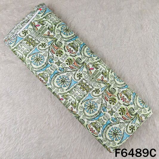 Digital Print Glaze Cotton Fabric - F6489