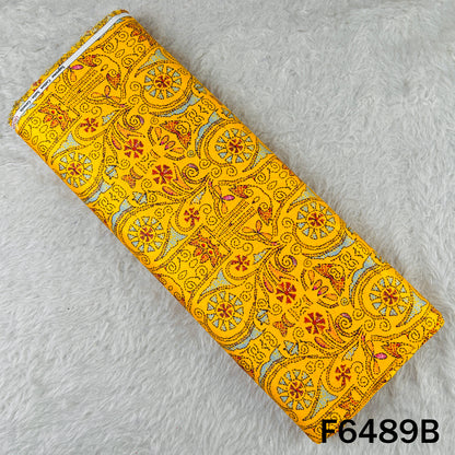 Digital Print Glace Cotton Fabric - F6489
