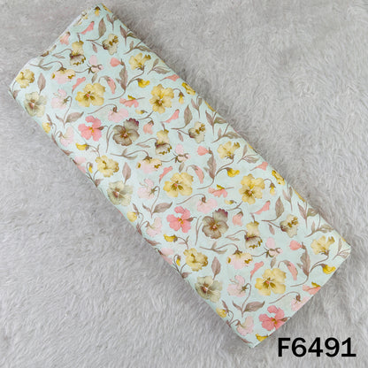 Digital Print Glaze Cotton Fabric - F6491