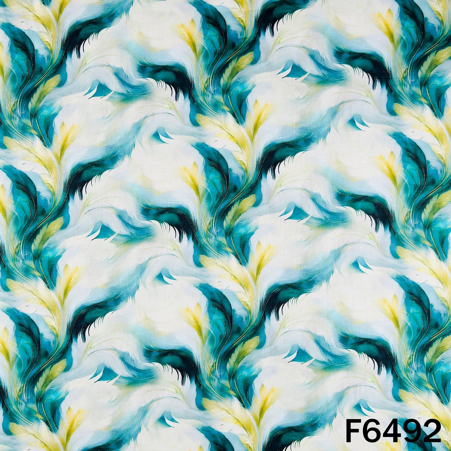 Digital Print Glaze Cotton Fabric - F6492