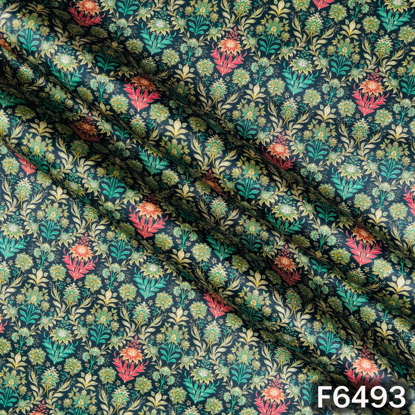 Digital Print Glaze Cotton Fabric - F6493