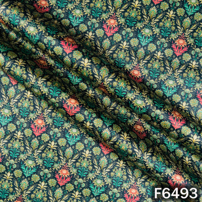 Digital Print Glaze Cotton Fabric - F6493