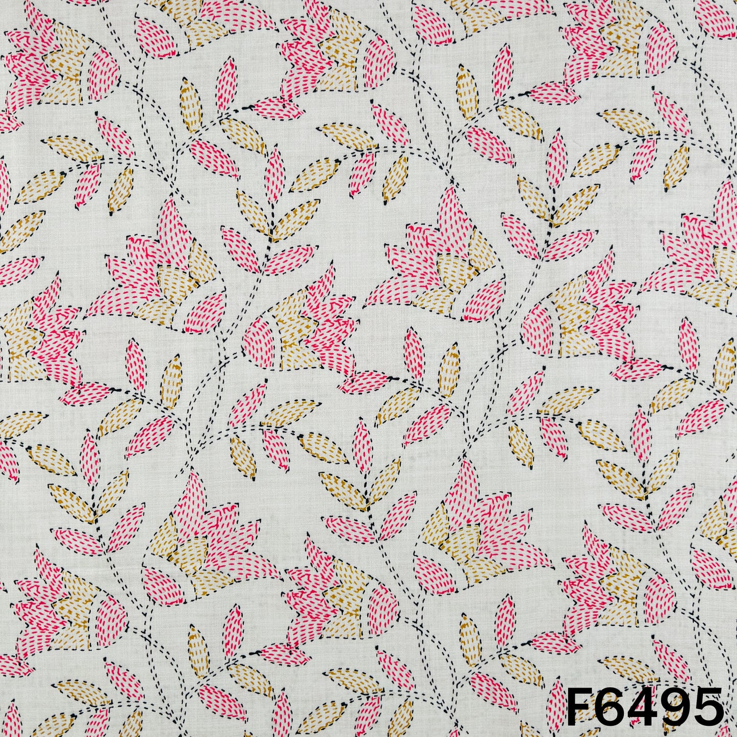 Digital Print Glaze Cotton Fabric - F6495