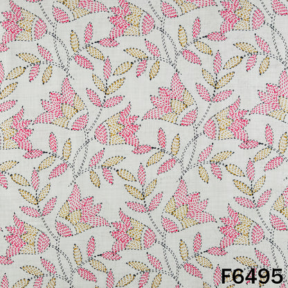 Digital Print Glaze Cotton Fabric - F6495
