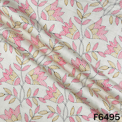 Digital Print Glaze Cotton Fabric - F6495