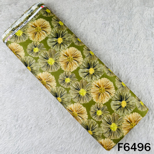 Digital Print Glaze Cotton Fabric - F6496
