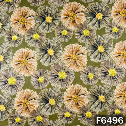 Digital Print Glaze Cotton Fabric - F6496
