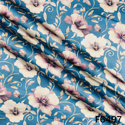Digital Print Glaze Cotton Fabric - F6497