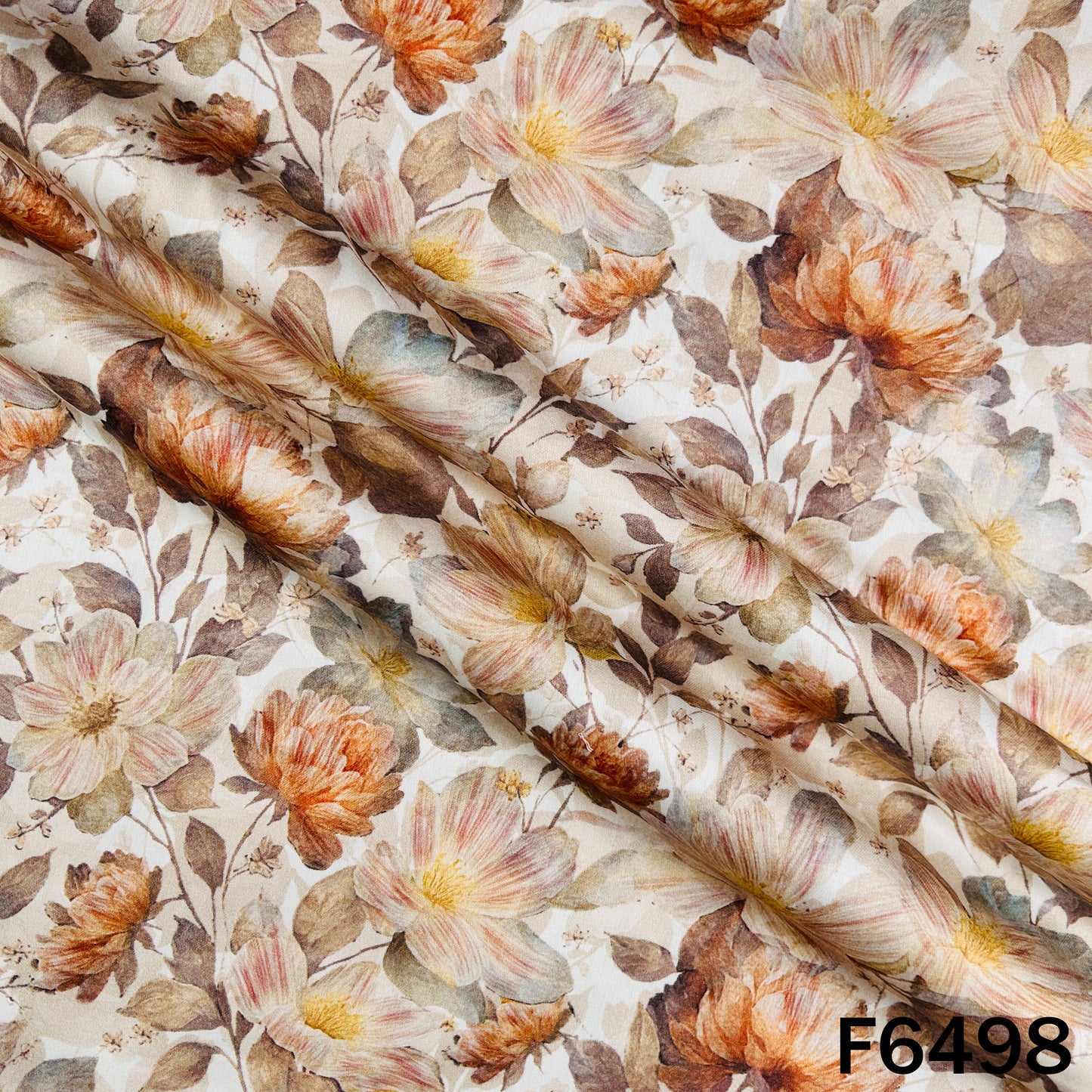 Digital Print Glaze Cotton Fabric - F6498