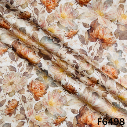 Digital Print Glaze Cotton Fabric - F6498