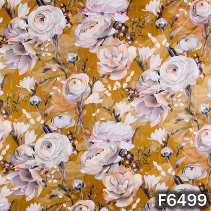 Digital Print Glaze Cotton Fabric - F6499