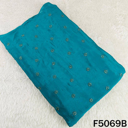 Cut Dana Thread Work Chinnon Chiffon Fabric-F5069