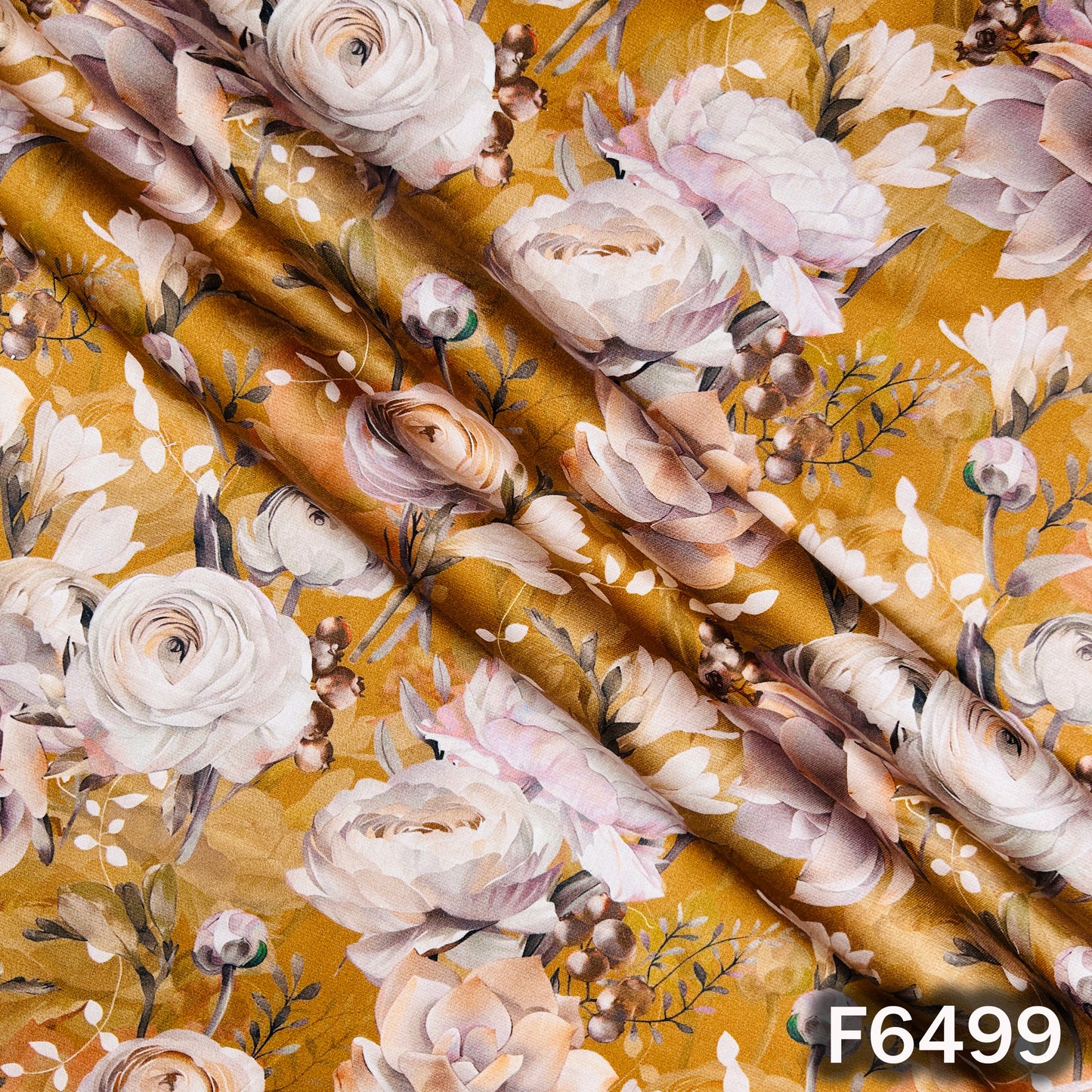 Digital Print Glaze Cotton Fabric - F6499