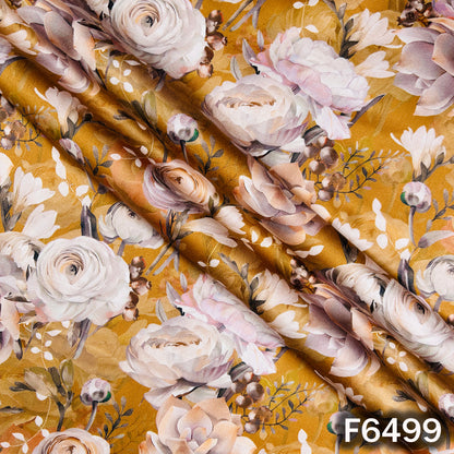 Digital Print Glaze Cotton Fabric - F6499