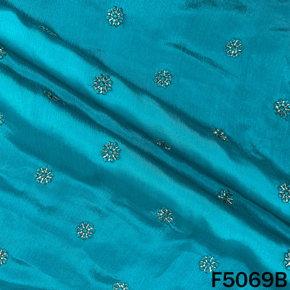 Cut Dana Thread Work Chinnon Chiffon Fabric-F5069