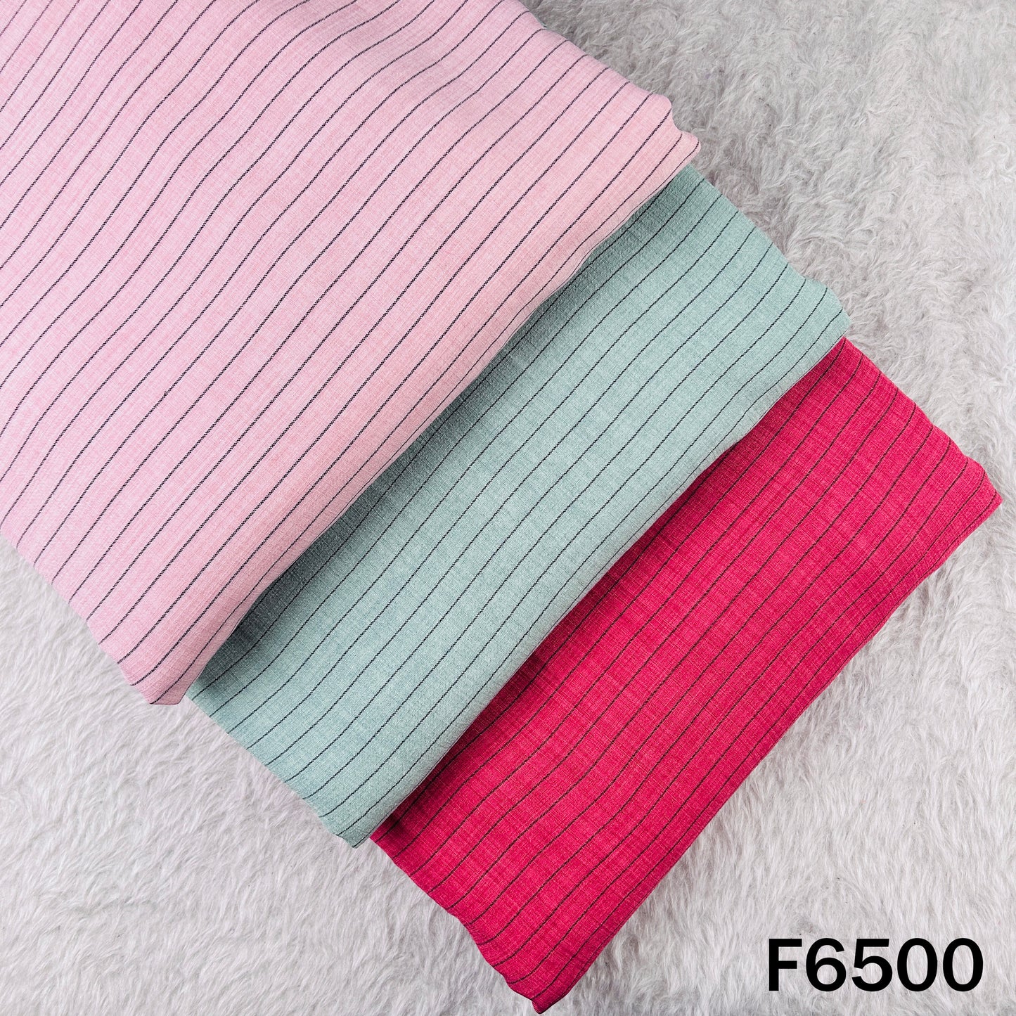 Stripes Linen Slub Fabric - F6500