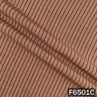 Stripes Linen Slub Fabric - F6501