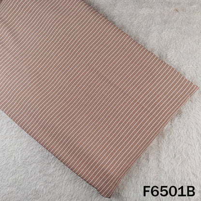 Stripes Linen Slub Fabric - F6501