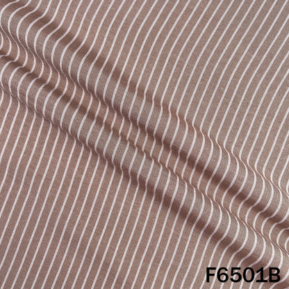Stripes Linen Slub Fabric - F6501