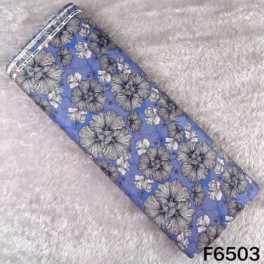 Digital Print Glaze Cotton Fabric - F6503