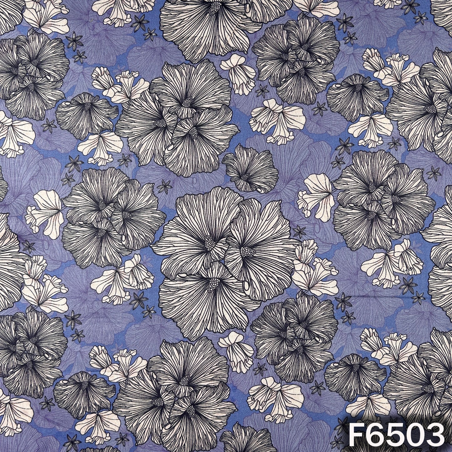 Digital Print Glaze Cotton Fabric - F6503