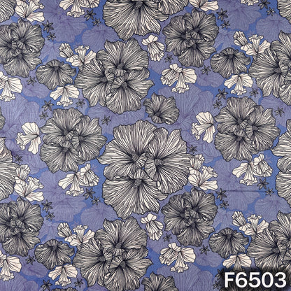 Digital Print Glaze Cotton Fabric - F6503