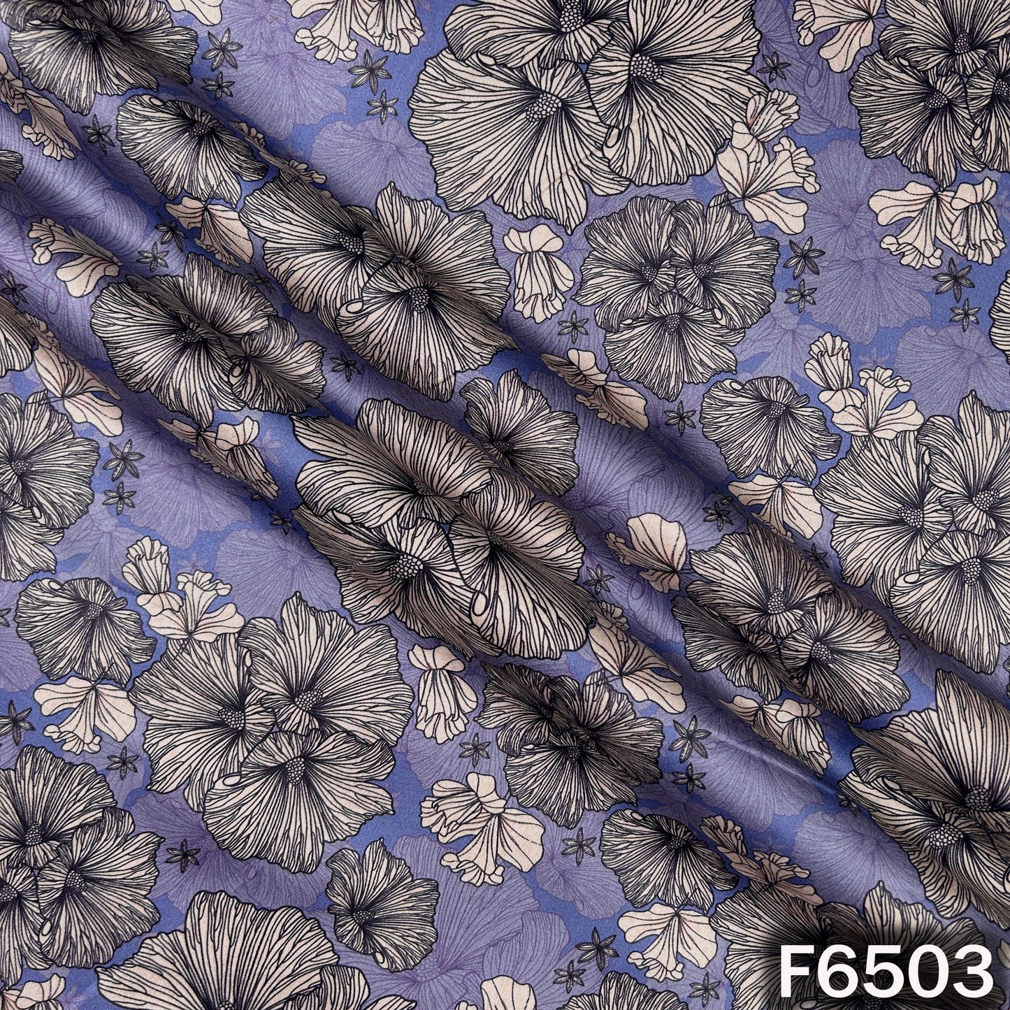 Digital Print Glaze Cotton Fabric - F6503
