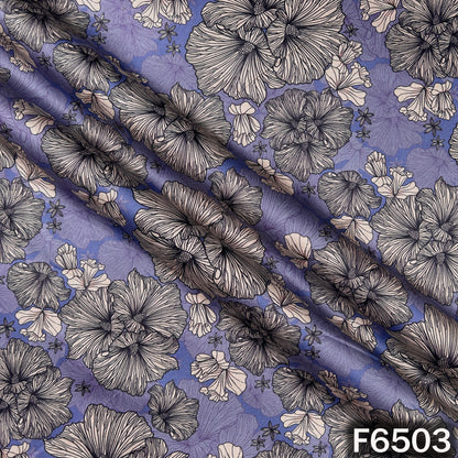 Digital Print Glaze Cotton Fabric - F6503