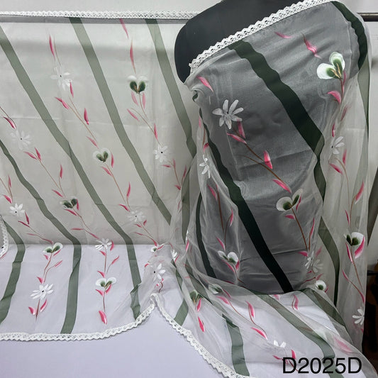Organza Dupatta-D2025