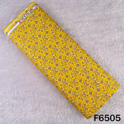 Digital Print Linen Cotton Fabric - F6505