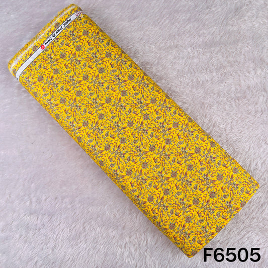 Digital Print Linen Cotton Fabric - F6505