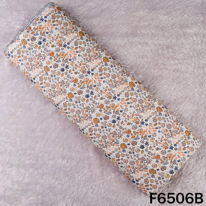Digital Print Linen Cotton Fabric - F6506