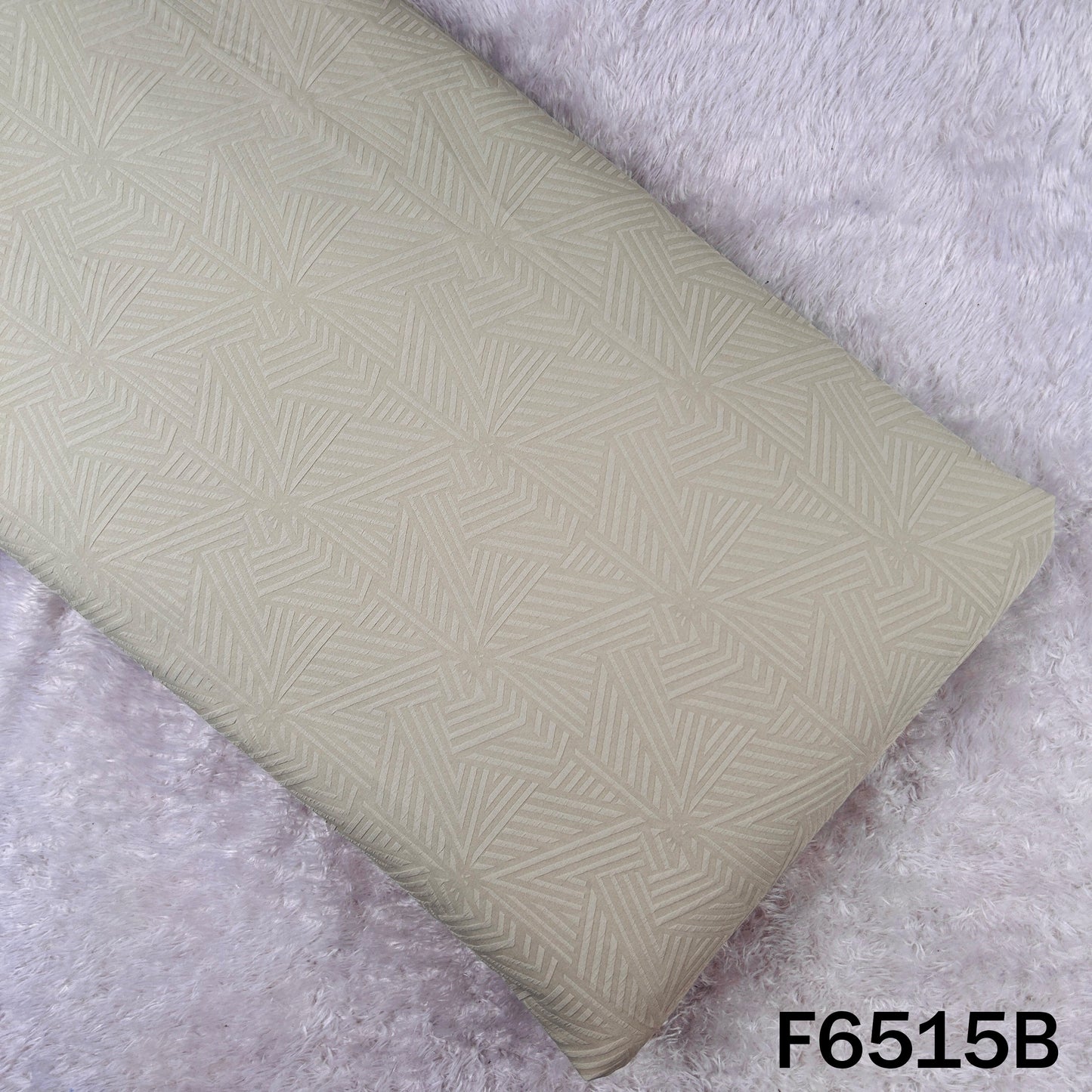 Self Jacquard Slub Crepe Fabric - F6515
