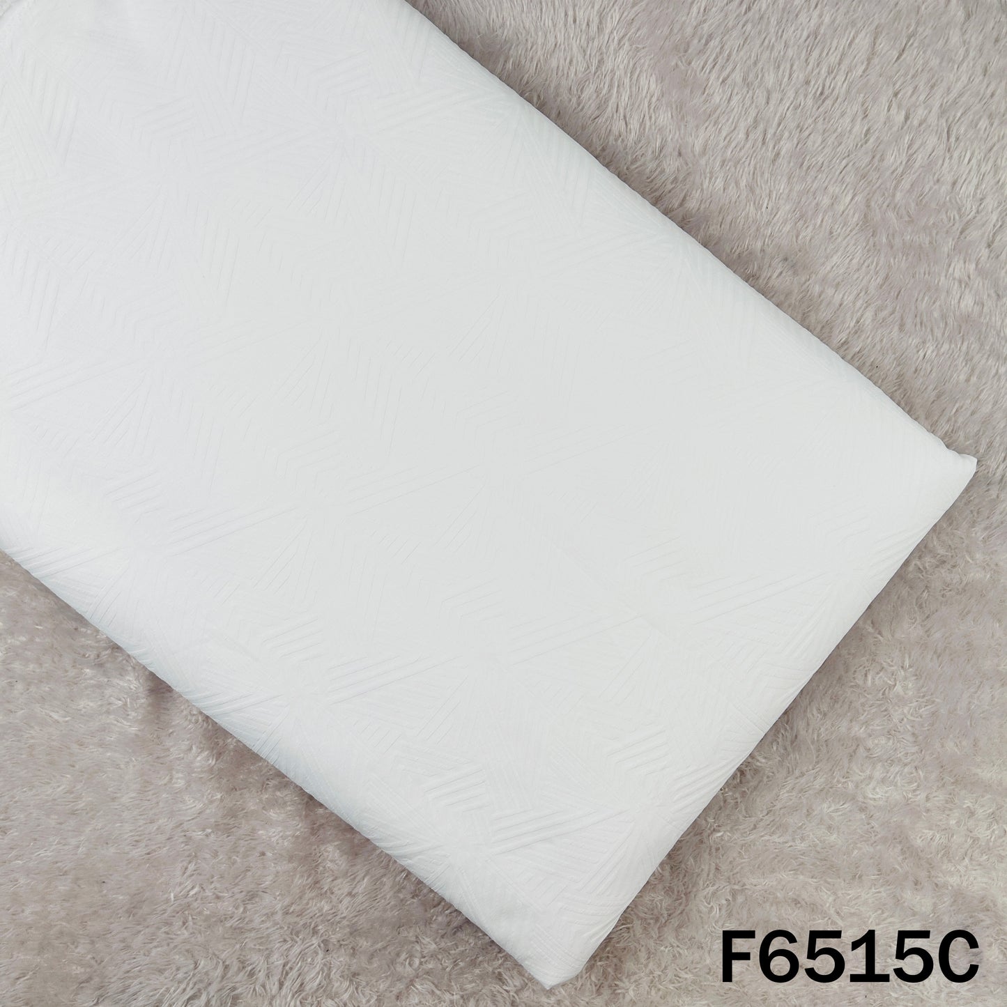 Self Jacquard Slub Crepe Fabric - F6515