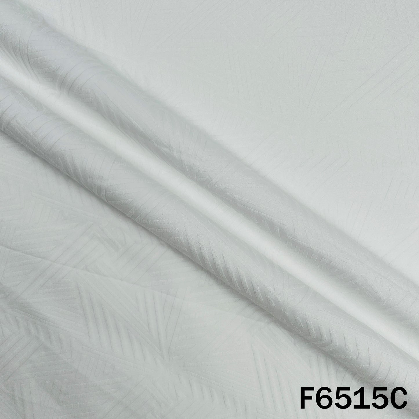Self Jacquard Slub Crepe Fabric - F6515