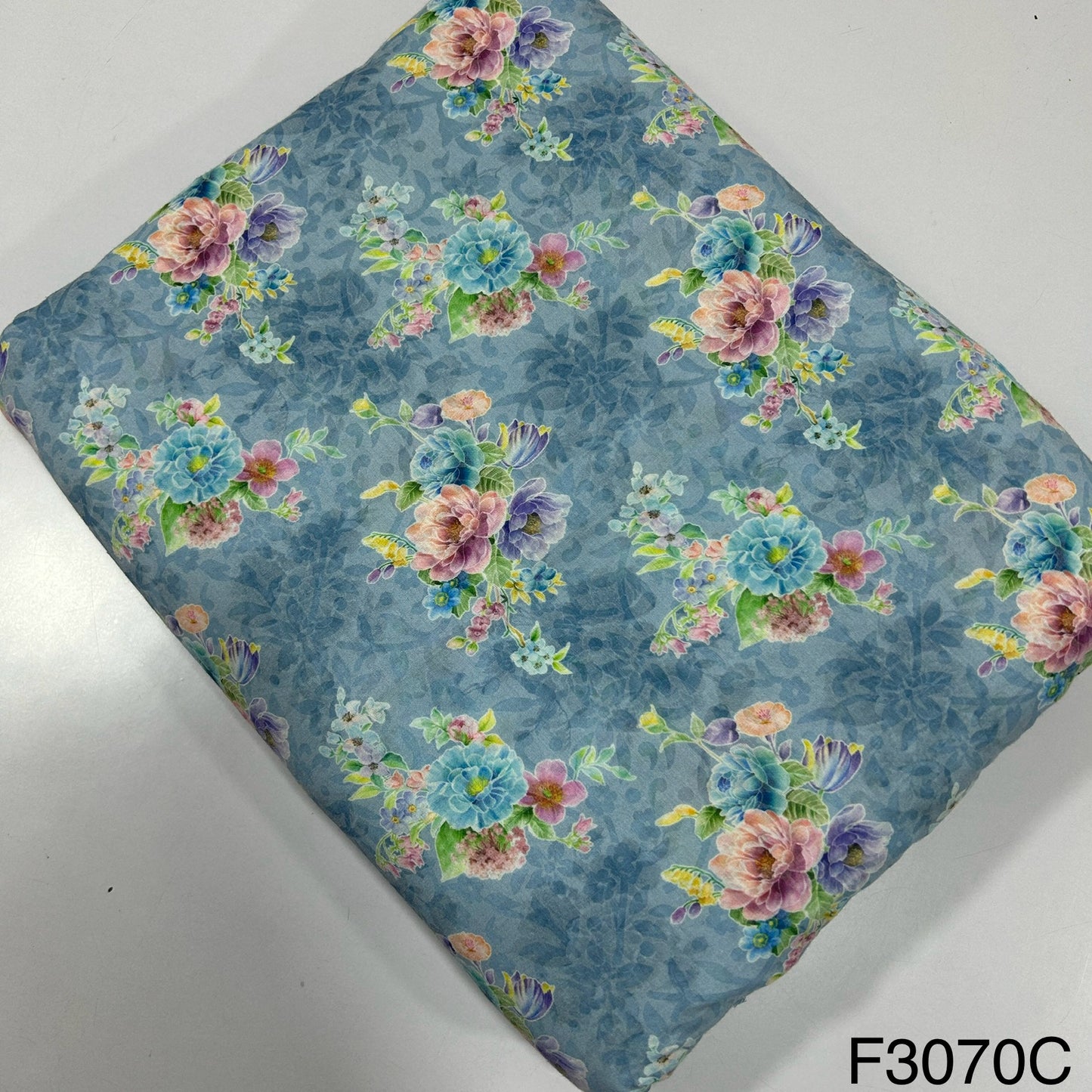 Printed Lizzy Bizzy Cotton Fabric-F3070