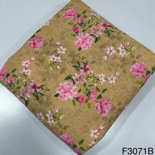Printed Lizzy Bizzy Cotton Fabric-F3071