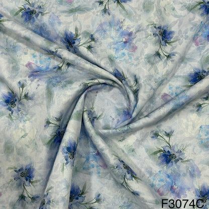 Printed Lizzy Bizzy Cotton fabric-F3074