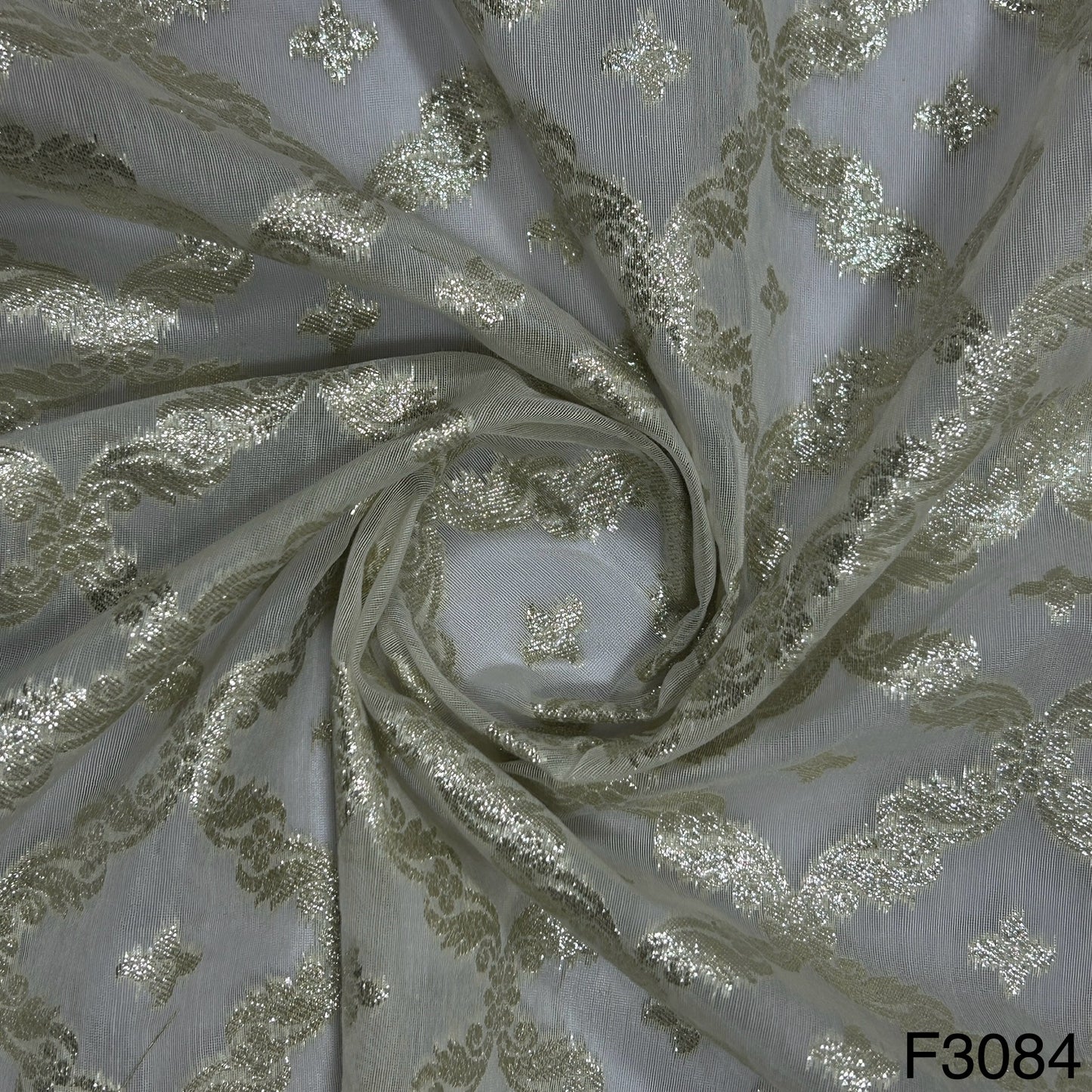 Dyeable Chanderi Silk Fabric-F3084