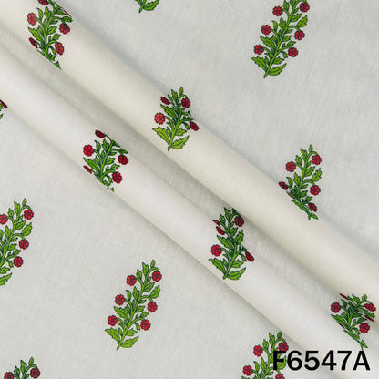 Printed Mul Cotton Fabric - F6547