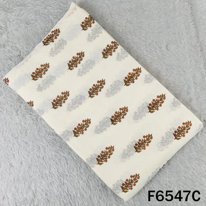 Printed Mul Cotton Fabric - F6547