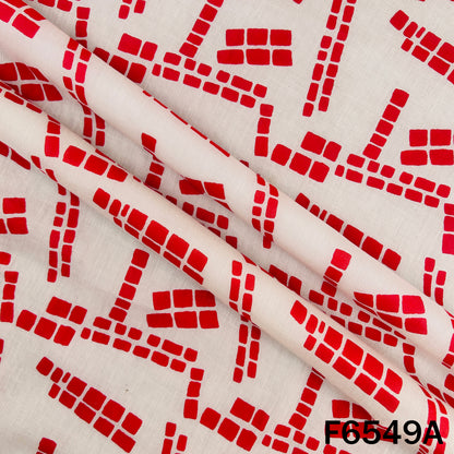 Printed Mul Cotton Fabric - F6549