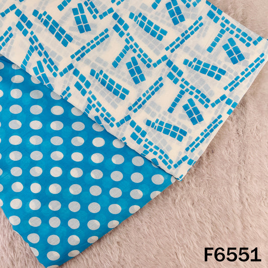 Printed Mul Cotton Fabric - F6551