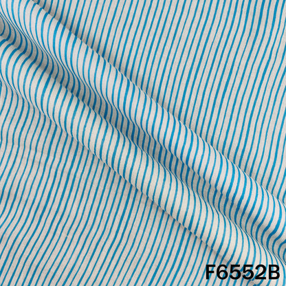 Stripes Mul Cotton Fabric - F6552