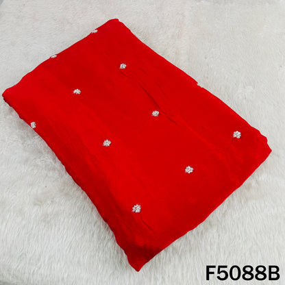 Cut Dana Sequins Work Chinon Chiffon Fabric-F5088