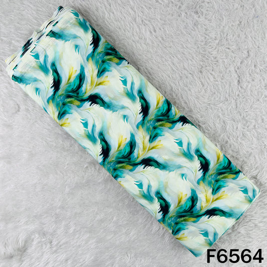 Digital Print Crepe Fabric - F6564